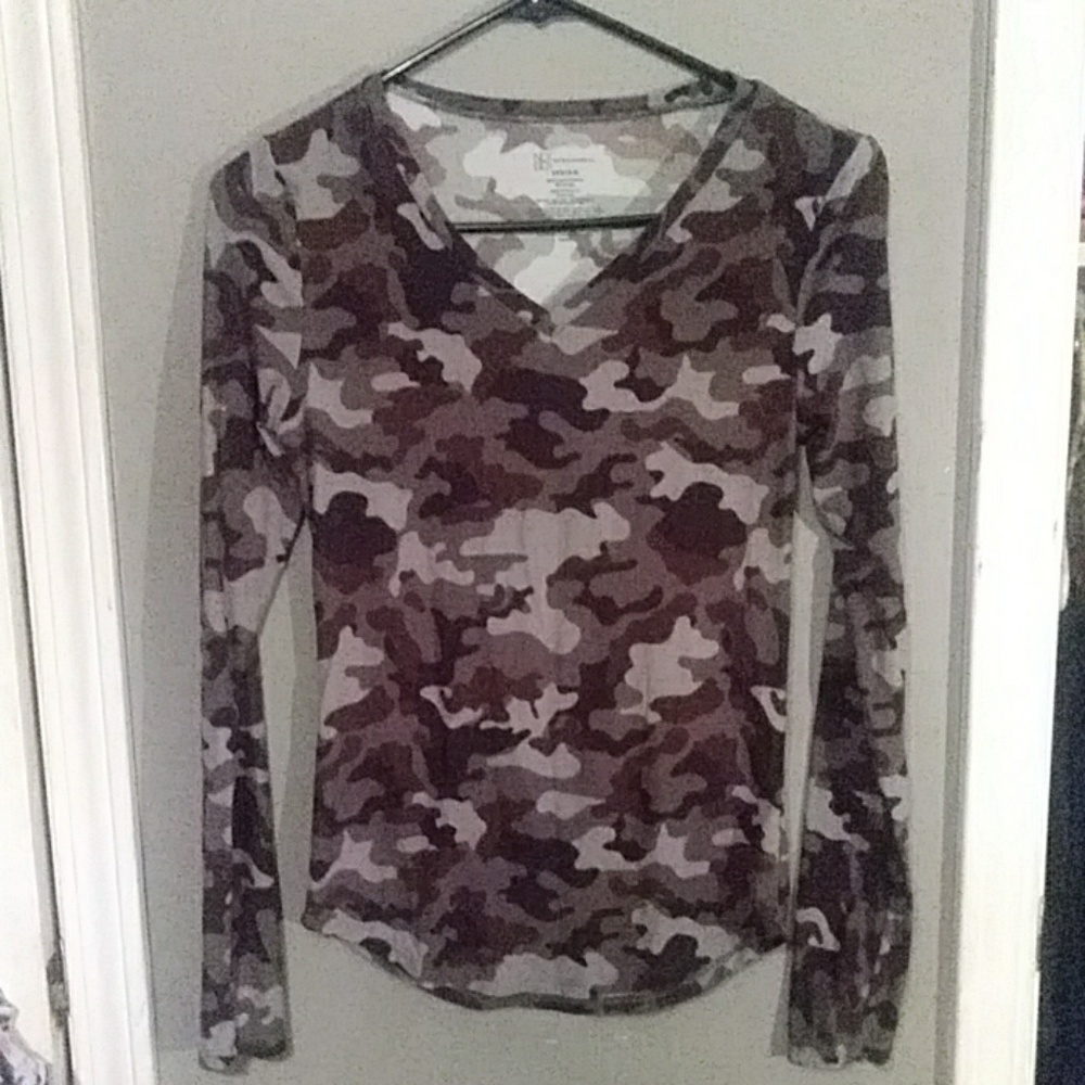 Camo long sleeve shirt